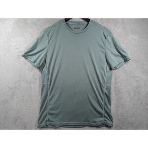 2(X)IST Performance Shirt Mens Size MEDIUM Gray/Green 2xist Athletic